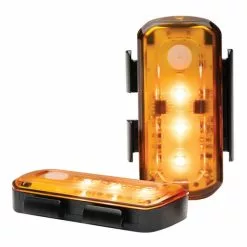 Luce Blackburn Grid Side Beacon Nero Arancione