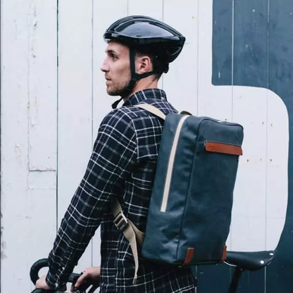 Zaino Brooks England Pickzip Grigio 2 Zaino Brooks England Pickzip Grigio - immagine 2