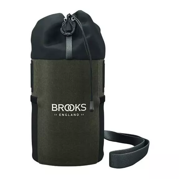 Borsa Da Manubrio Brooks England Scape Feed Pouch Verde-grigio 1 Borsa Da Manubrio Brooks England Scape Feed Pouch Verde-grigio