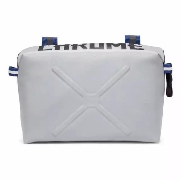 Borsa Da Manubrio Chrome Helix Bianco Nero 2 Borsa Da Manubrio Chrome Helix Bianco Nero - immagine 2