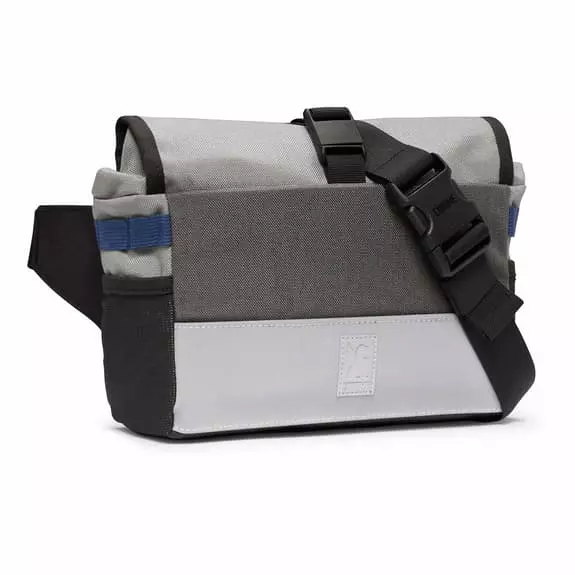 Borsa Da Manubrio Chrome Doubletrack 5L Nero Grigio Bianco 1 Borsa Da Manubrio Chrome Doubletrack 5L Nero Grigio Bianco