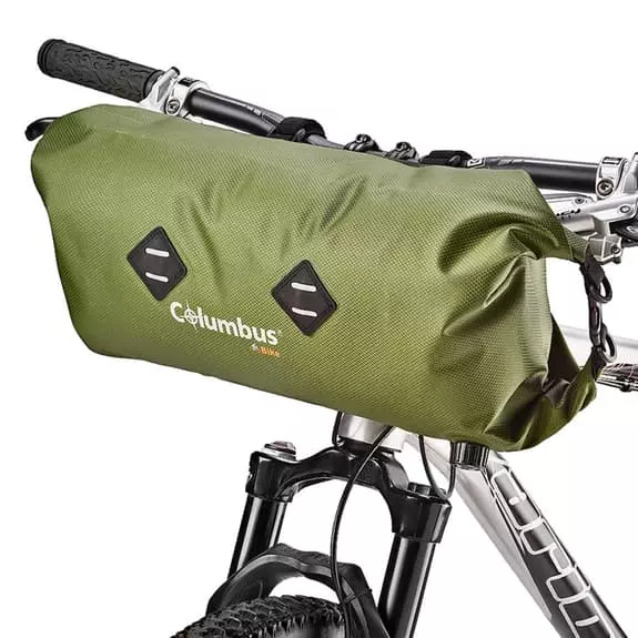 Borsa Da Manubrio Columbus Outdoor Dry Handlebar 9L Verde Kaki 3 Borsa Da Manubrio Columbus Outdoor Dry Handlebar 9L Verde Kaki - immagine 3