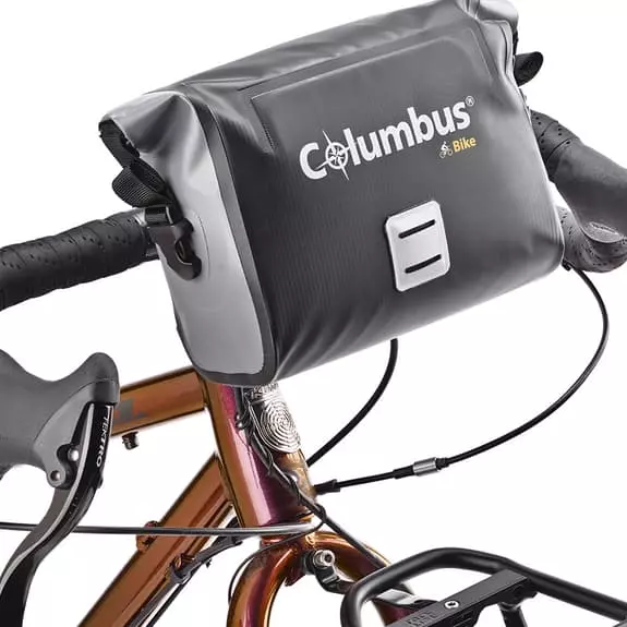 Borsa Per Manubrio Columbus Outdoor Waterproof Handlebar 3L Nero 5 Borsa Per Manubrio Columbus Outdoor Waterproof Handlebar 3L Nero - immagine 5