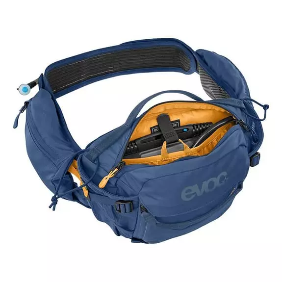 Marsupio Evoc Hip Pack Pro 3L- Borsa 1.5L Blu 2 Marsupio Evoc Hip Pack Pro 3L- Borsa 1.5L Blu - immagine 2