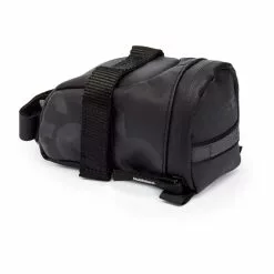 Borsa Sottosella Fabric Contain Saddle Small Nero