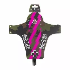 Parafango Anteriore Muc-Off Front Ride Guard Verde Mimetico Rosa