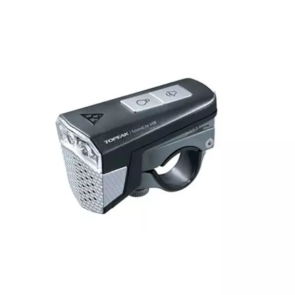 Faro Anteriore Topeak Soundlite USB Nero 1 Faro Anteriore Topeak Soundlite USB Nero