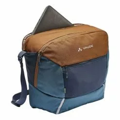 Borsa A Tracolla Vaude Cycle Messenger L Marrone Chiaro Blu Navy 11 Borsa A Tracolla Vaude Cycle Messenger L Marrone Chiaro Blu Navy -Vendite VAUDE vu 16120 304 006